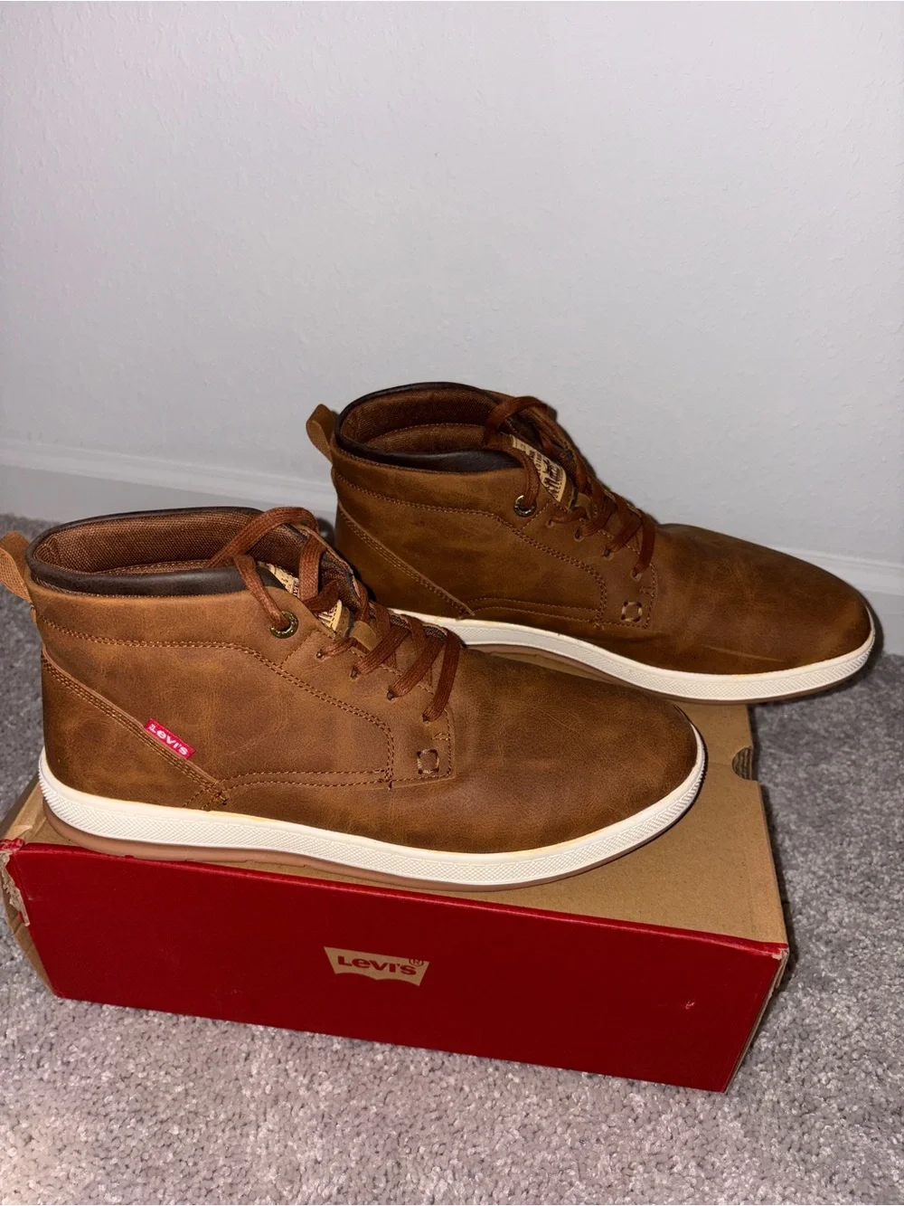 Levi’s Goshen Waxed UL NB Mid-Top Casual Shoes Men’s Size 10